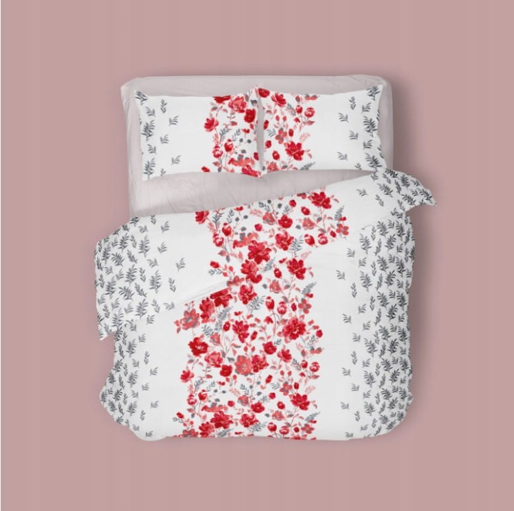 Komplet pościeli bawełna 160x200 czerwone maki.jpg
