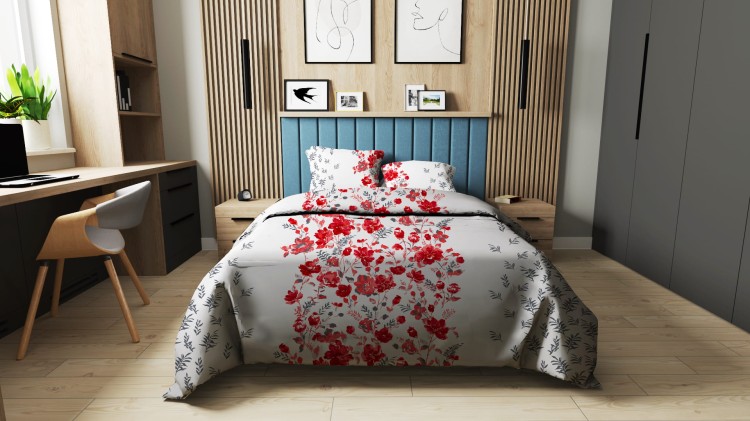 Komplet pościeli bawełna 160x200 czerwone maki.jpg