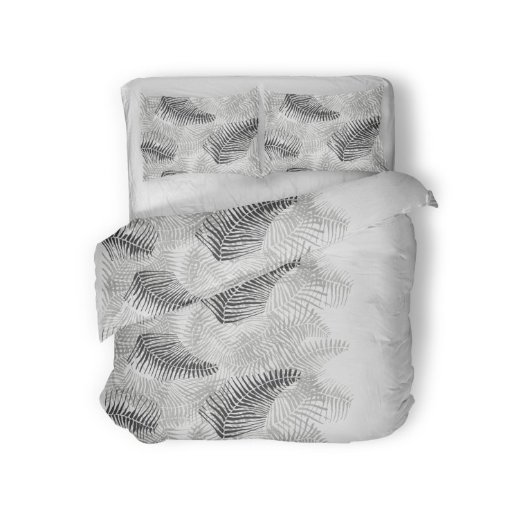 komplet pościeli liście szare 160x200 bawełna.jpg