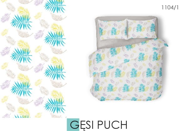 Komplet pościeli bawełna 160x200 pióra na bieli .jpg