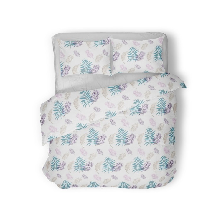 Komplet pościeli bawełna 160x200 pióra na bieli .jpg