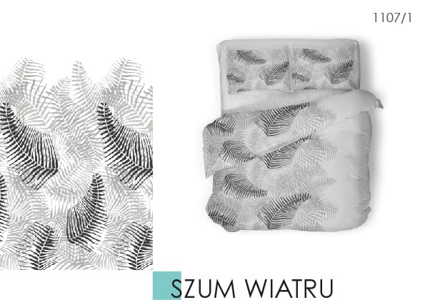 komplet pościeli liście szare 160x200 bawełna.jpg