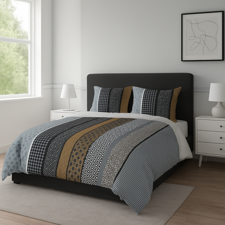 Komplet pościeli 160x200 złoto czarne pasy.jpg