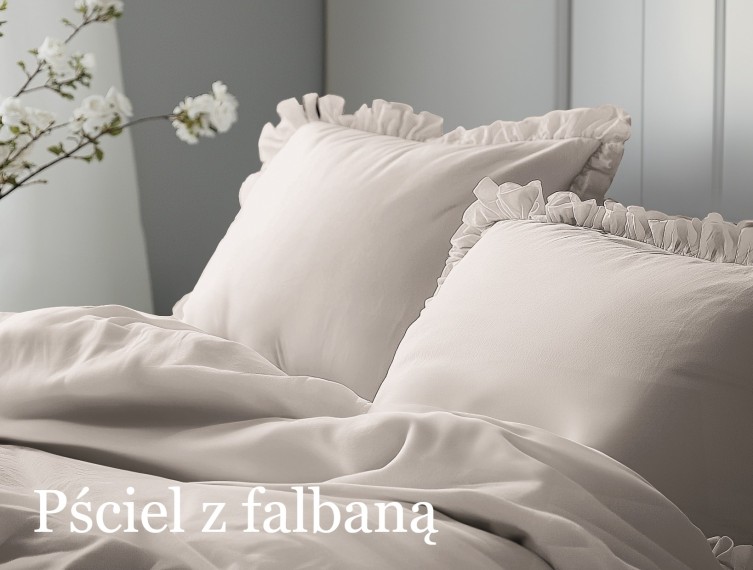 Pościel z falbaną
